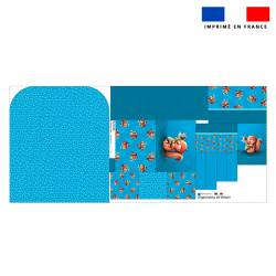 Patron pour organisateur de voiture motif bébé écureuil + Coupon pochette Offert - Création Stillistic