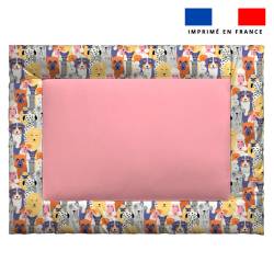 Kit couffin pour animaux motif chiens colorés