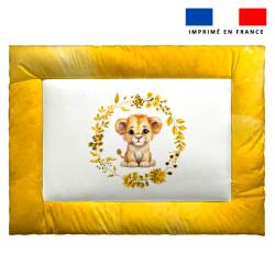 Kit couffin pour animaux motif lionceau aquarelle