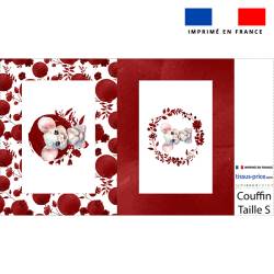 Kit couffin pour animaux motif souris aquarelle