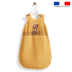 Coupon pour gigoteuse motif bébé ours - Création Stillistic