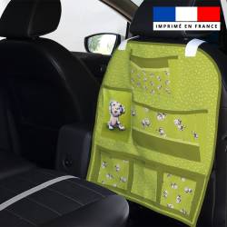 Patron pour organisateur de voiture motif bébé dalmatien + Coupon pochette Offert - Création Stillistic