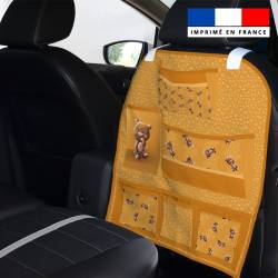 Patron pour organisateur de voiture motif bébé ours + Coupon pochette Offert - Création Stillistic