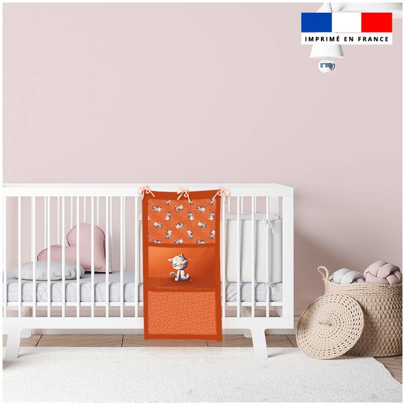 Coupon pour vide-poches motif bébé chat - Création Stillistic