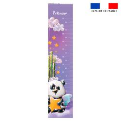 Coupon pour toise personnalisé - Panda ange - Création Stillistic