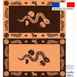 Kit couffin pour animaux motif éclat d'automne