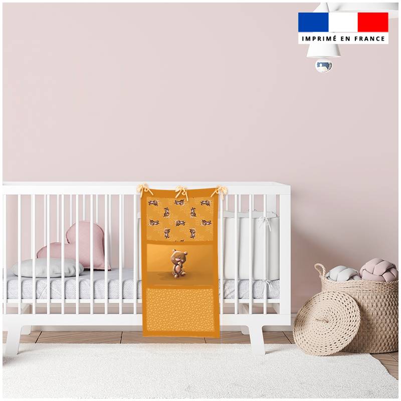 Coupon pour vide-poches motif bébé ours - Création Stillistic