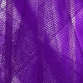 Tulle violet pour robe de mariée grande largeur