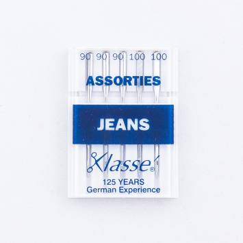 Aiguilles machines Jeans assorties