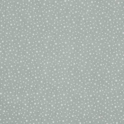 Coton gris clair étoilé