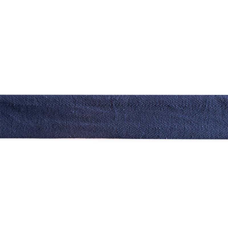 Ruban sergé bleu marine 35mm